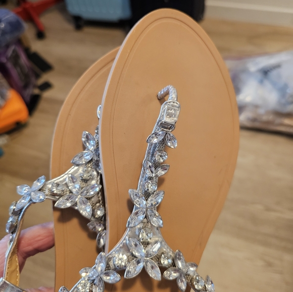12M Crystal Embellished ASOS Sandals - Picture 3 of 5